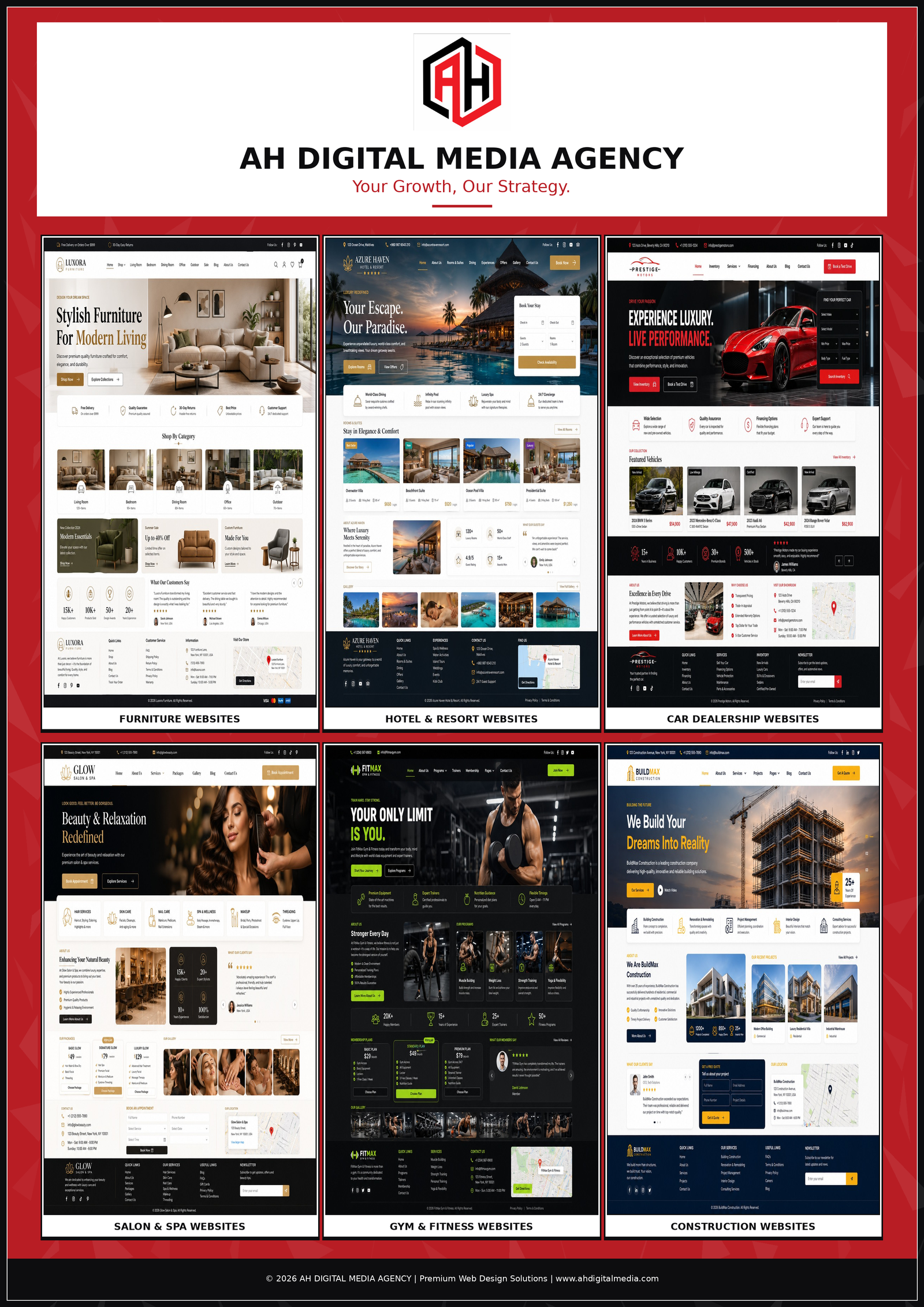Website Development Services | AH Digital Media Agency