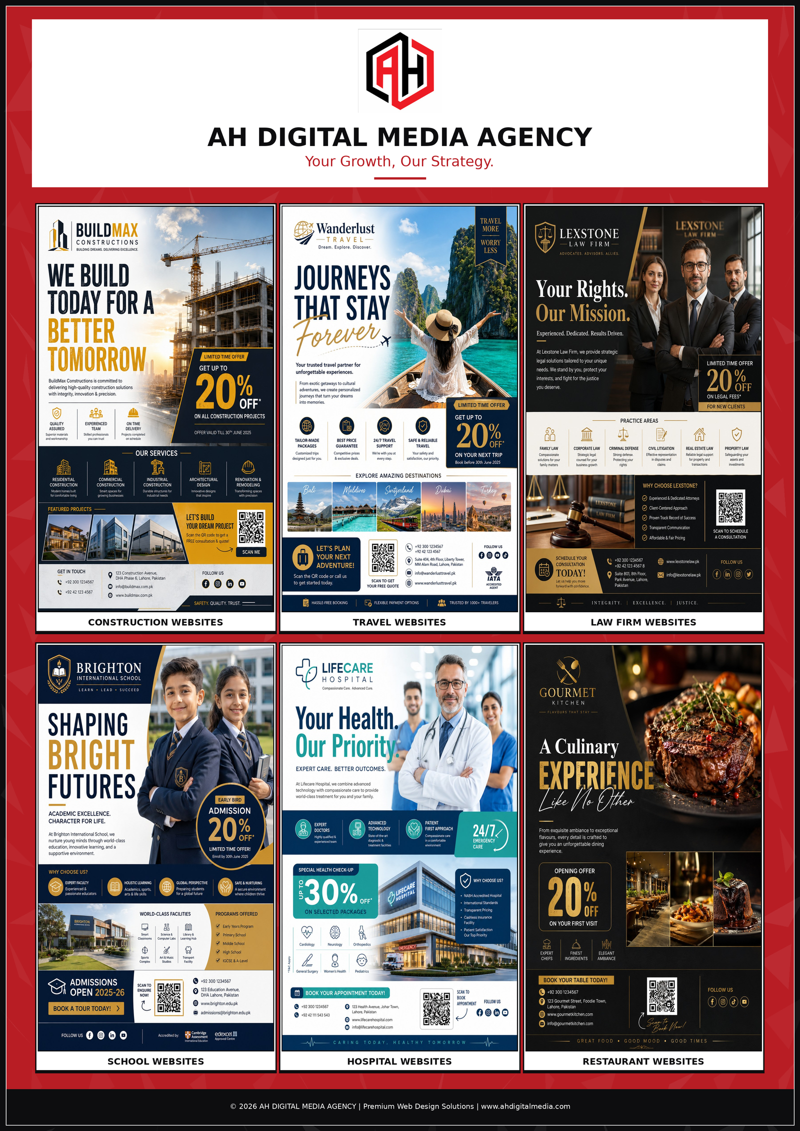 Flyer Design Services | AH Digital Media Agency